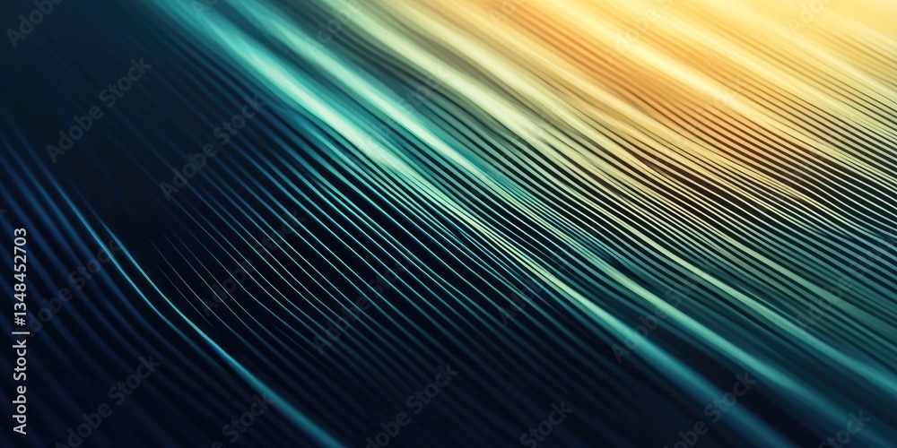 Aufkleber A detailed shot of a minimalistic abstract pattern, where clean lines and a subtle gradient create a modern and understated look.