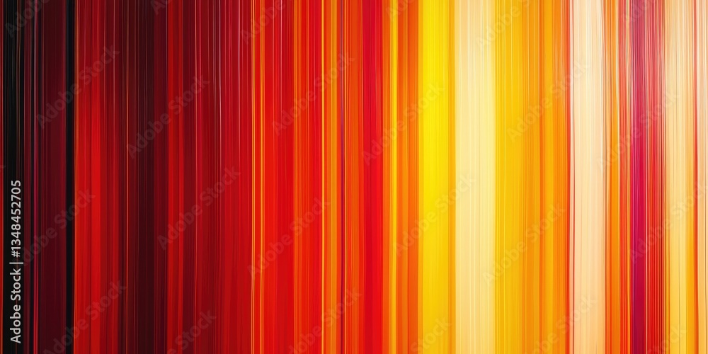 Aufkleber a linear gradient from dark red to bright orange, where the bold colors form a fiery and intense abstract pattern.