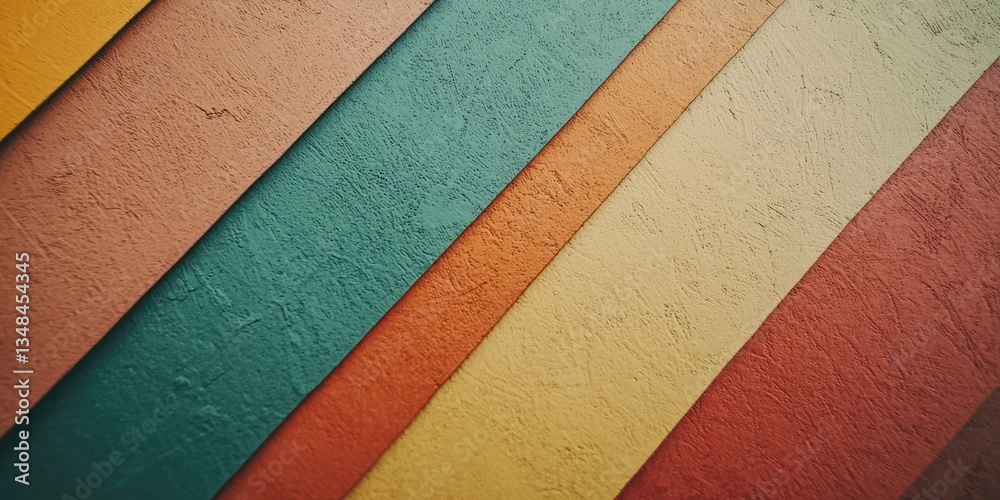 Poster a 70s-inspired color palette featuring muted earth tones and bold contrasts, perfect for creating a 