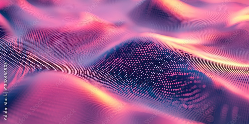 Aufkleber geometric tech patterns featuring subtle gradients and dynamic movement, perfect for sleek, modern designs.