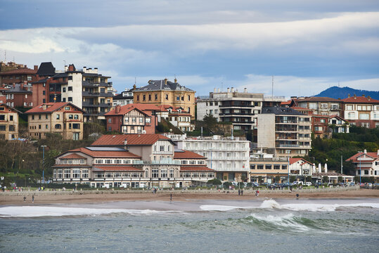 Algorta Beach and Igeretxe Hotel, Algorta, Getxo