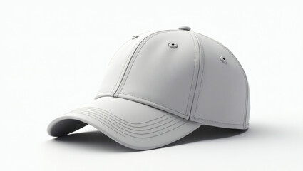 Fototapeta premium Minimalist Gray Baseball Cap