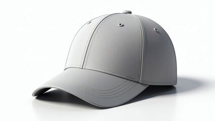 Obraz premium Minimalist Gray Baseball Cap
