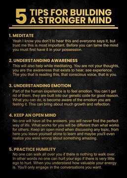 stronger mind tips