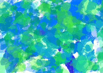 abstract colorful background, blue and green