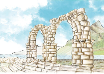 Phaselis ancient city Antalya