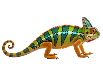 Obraz premium Chameleons Vibrant Colors and Nature’s Camouflage