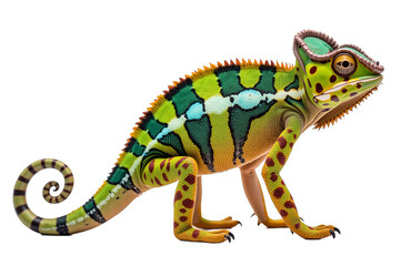 Obraz premium Chameleons Vibrant Colors and Nature’s Camouflage