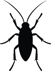A black and white image of a beetle with a black design on it
