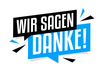 Wir sagen danke