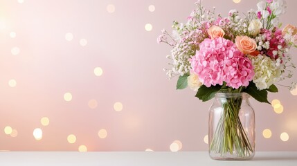 Fototapeta premium Beautiful Bouquet of Flowers in a Vase