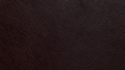 Fototapeta premium Dark brown textured leather background creating a sophisticated backdrop