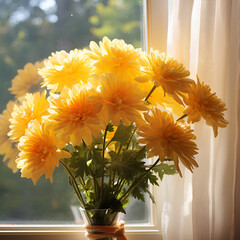 bouquet of chrysanthemums