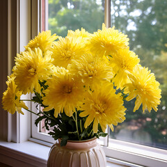 bouquet of yellow flowers