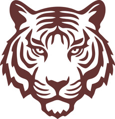 tiger head vector