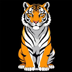 tiger head vector