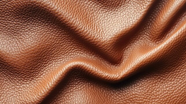Textura de cuero marr&oacute;n