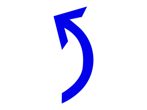 half circle arrow