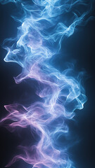 Obraz premium Powerful and fluid, this energetic composition looks like plasma winds caught in motion, perfect for vibrant phones.