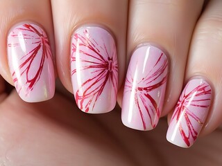 Hyper Realistic Nails with Delicate Butterfly Wing Patterns.