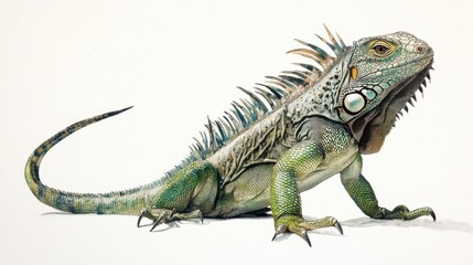 Iguana verde