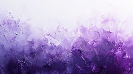 Fototapeta premium Abstract Art Painting Showing Purple Color Gradation Across Surface
