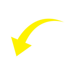 curve arrow sign