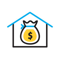 Vector multi color icon for Substantial