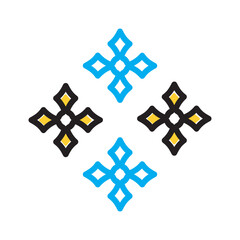 Obraz premium Vector multi color icon for Texture