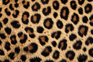 leopard print texture hyper-realistic background design animal skin wild fur close-up nature pattern decor