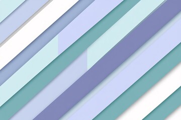 Obraz premium Pastel colored angled stripes overlapping with subtle shadows and gradients