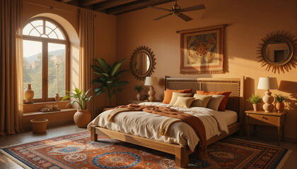 Warm Rustic Bedroom Sanctuary