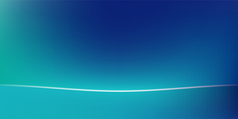 Modern blue and green gradient studio room abstract background pattern walls and floor reflect neon lights  dark tones and feel simple abstract modern art