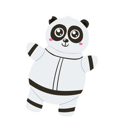 Panda Astronaut Illustration