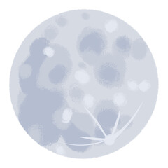 full moon illustration