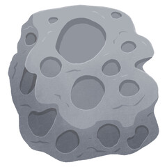 Asteroid Meteorite Illustration © RenytaAP