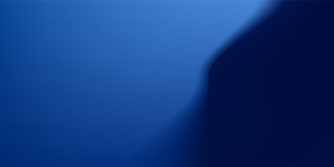 Abstract gradient blue abstract background with a soft curve and smooth lighting simple