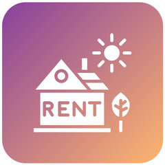Vector Design House Rent Icon Style