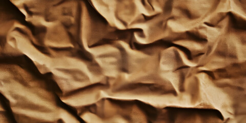 A rugged waxed canvas fabric texture background in warm brown. The slightly glossy, water-resistant surface with visible creases gives a durable, utilitarian look, ideal for outdoor gear, backpacks,