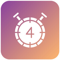 Vector Design Countdown Icon Style