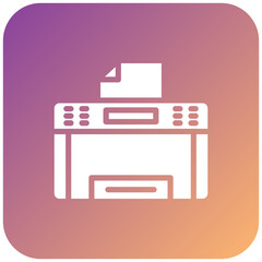 Vector Design Copy Machine Icon Style