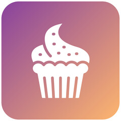 Vector Design Cupcake Icon Style