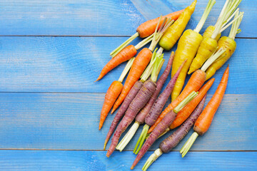 Fresh carrot vegetables, Ripe carrots