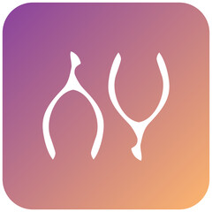 Obraz premium Vector Design Wishbone Icon Style