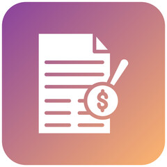 Vector Design Research Icon Style