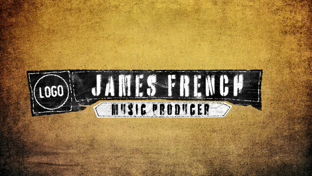 Black And White Lower Third 06