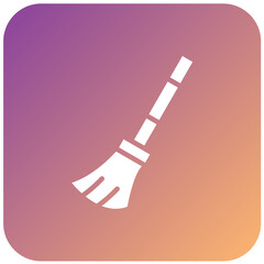 Concrete Finishing Broom Vector Design Icon Style