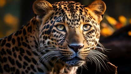 Obraz premium leopard portrait
