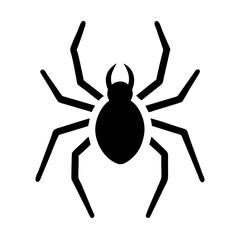 Spider insect silhouette with long legs