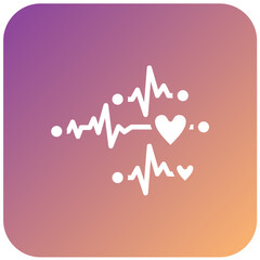 Heartbeat Vector Design Icon Style